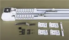 Free shipping Smart Home Dooya Motor KT82TN Remote control Motorized Curtain Tracks
