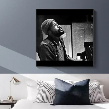 

Marvin Gaye Cover Poster Print on silk poster Home Decor Wall Art No Frame
