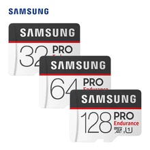 Карта памяти Samsung Original PRO Endurance до 100MBs 128 Гб 64 ГБ 32 ГБ Micro sd-карта SDXC SDHC Class 10 C10 UHS-I Flash Microsd