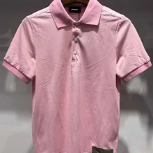 Новая рубашка поло принт "Кленовый лист" унисекс Повседневная Летняя мода унисекс крутая рубашка DSQ PL101