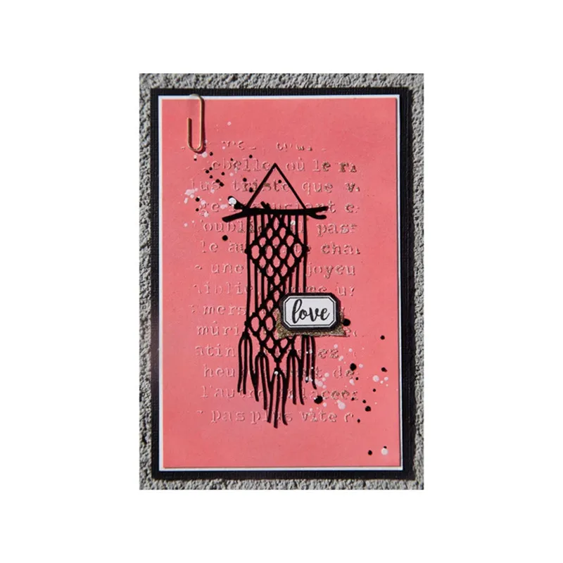 

DiyArts Metal Dies Cutting Tools Peace and Love Scrapbooking Card Making Album Embossing Craft Cut Stencil Template Cutter