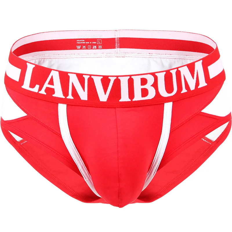 boxers and briefs Lanvibum men underwear breathable elastic cotton sexy underwear men briefs underpants  sexy homme male shorts mens white briefs Briefs