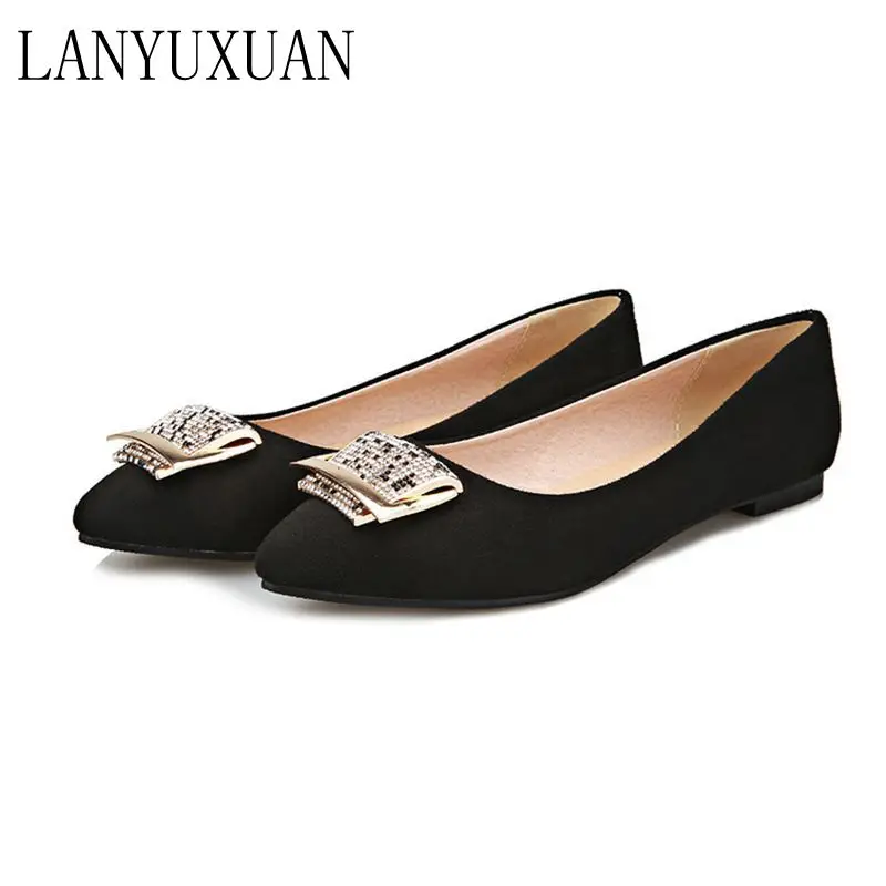 

2017 New Top Fashion Medium(b,m) Spring/autumn 0-3cm Creepers Plus Big Size 35-47 Flat Shoes Mother Women Flats High Quality X1