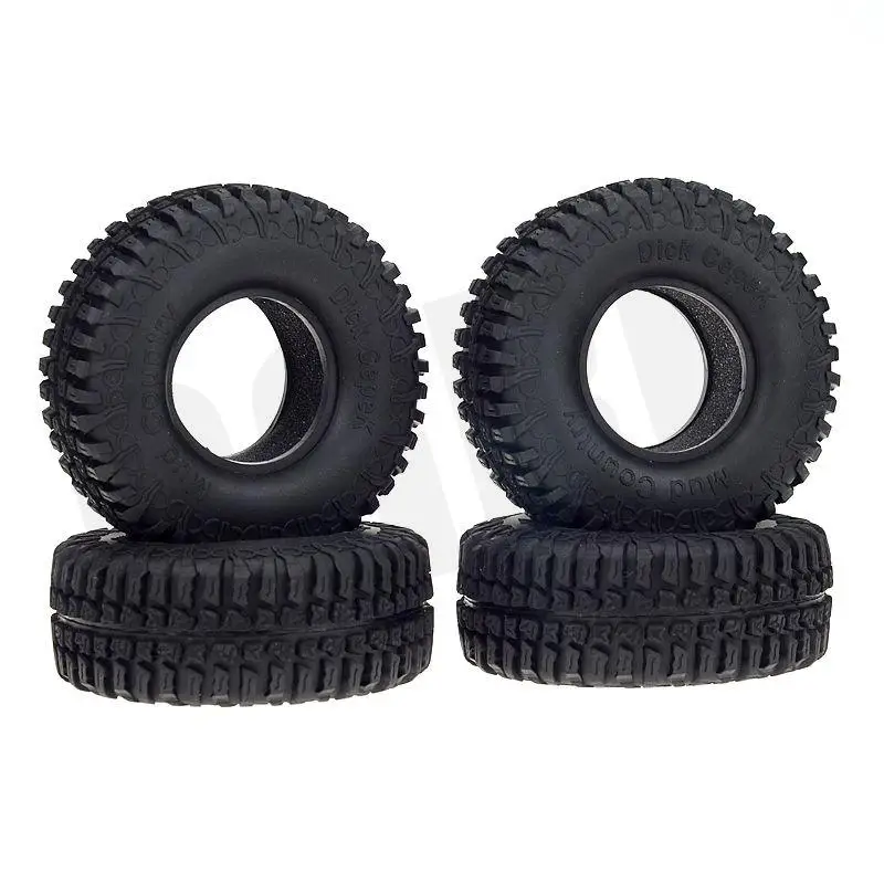 4pcs/set 1.9inch Rubber Tire Wheel tire For 1/10 Crawler Car TRX4 Bronco D90 D110 Axial scx10 90046 RC4WD CC01 | Игрушки и хобби