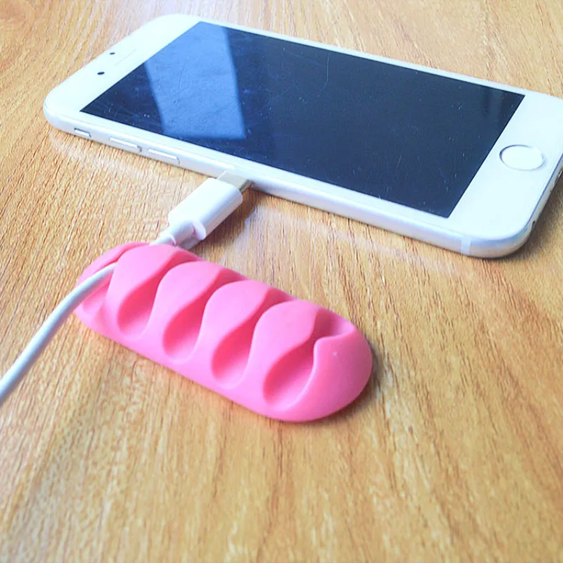 Multipurpose Cable Winder Earphone clip Charger Organizer Management Cord fixer For Huawei P10 p20 p9 p8 Lite 2017 Case Cover |
