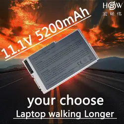 HSW 5200 мАч 6 ячеек Аккумулятор для ноутбука DELL Inspiron 500 м 510 М 600 м Latitude 500 м 600 м D500 d505 D510 D510 D520 D530 D600 D610