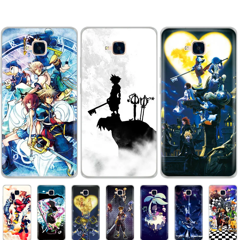 

case for Huawei Honor 5C Case Silicone russian Version Cover for Honor 5C Without Fingerprint Hole Anime Kingdom Hearts Style