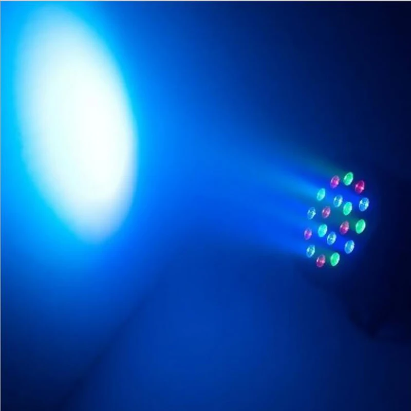 24W RGB Led Stage effect Light Par Light With DMX512 Master Slave Flat