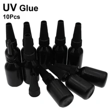 10Pcs UV Liquid Glue Rubber Glass Metal Crystal Auto School Fabric Adhesive Stationery Store Scrapbooking Bts