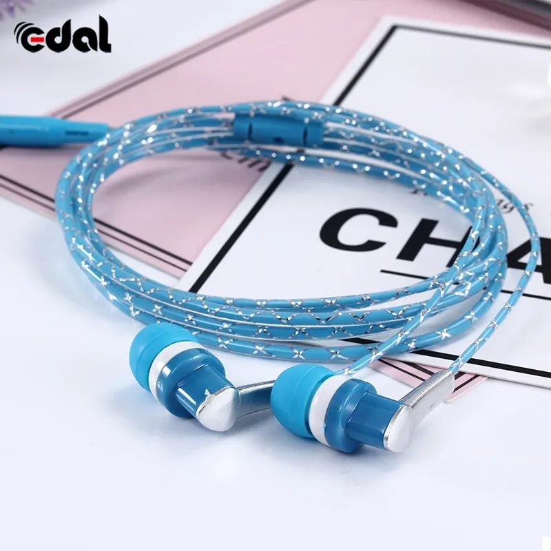 

In-ear Earphone MP3/mp4 Roping Stereo Earpiece Noise Isolating 3.5mm For xiaomi Earbuds Headset