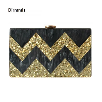 

New Wallet Women Evening Bag Designer Handbags Luxury Sequin Brand Fashion New Shoulder bag Vintage Striped Noble Casual Clutch