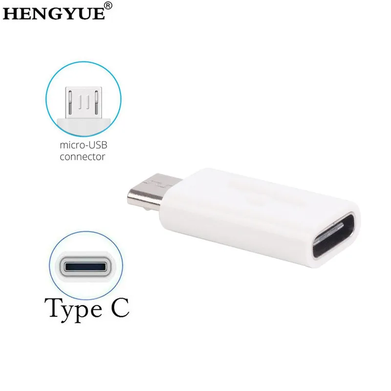 

Type-C Female Connector to Micro USB 2.0 Male USB 3.1 Converter Data Adapter High Speed Android Certified Cell Phone Accessories