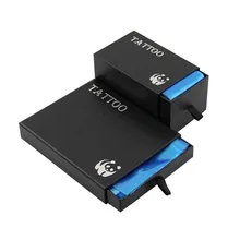 200 шт одноразовая синяя пластиковая машинка для тату рукав для упаковки+ 100 шт шнур для татуировочной машинки рукава чехлы сумка тату Поставка