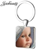 JOINBEAUTY Keychain Custom Photo Of Your Baby Mum Child Grandpa Parent For Family Gift Square Keychain NA01 ► Photo 1/6