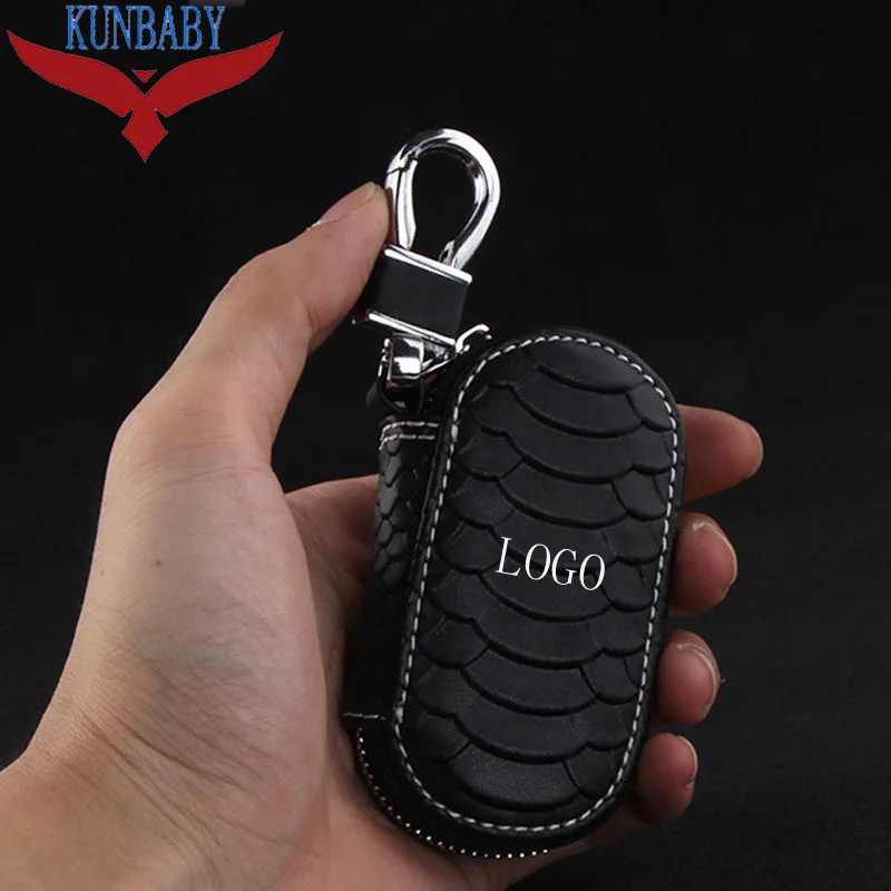 Buy KUNBABY 10pcs/lot Top Cow Leather Car Key Case