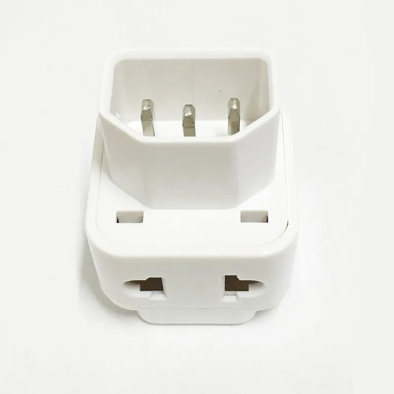 2 In 1 IEC 320 C14 Male To C13 Female Power Adapter PDU/UPS C13 Universal Female AU/US/UK/EU Special Conversion Plug