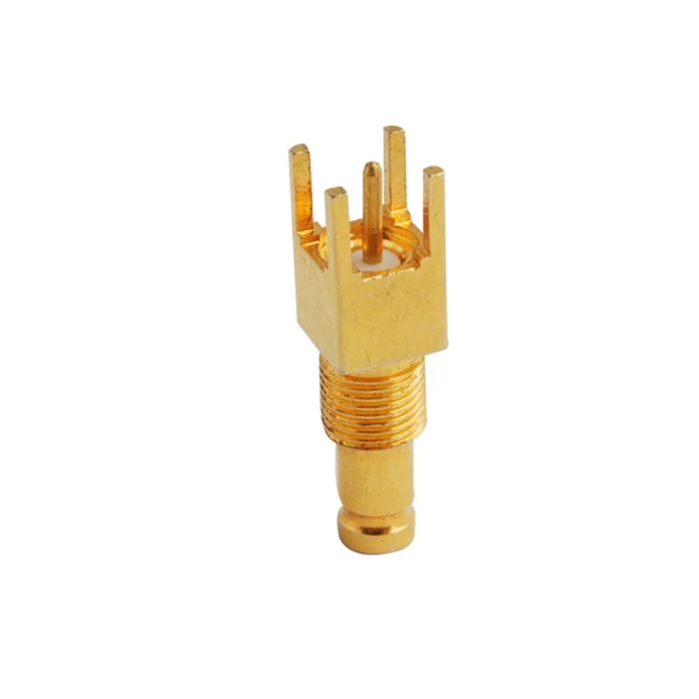Eightwood 5 шт. 75 Ом 1,0/2,3(CC4/SSA) Jack гнездовой разъем через отверстие переборки PCB Вертикальный адаптер