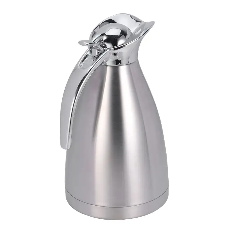 Stainless Steel Vacuum Insulation Pot Hot Water Kettle Thermo Jug 1.5L 2.0L U1JE
