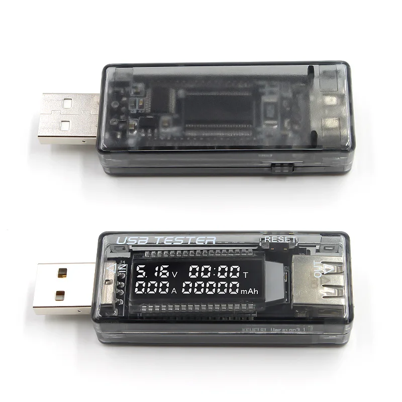 

3 in 1 LCD Mobile Battery Tester Power Detector Voltage Current Meter USB