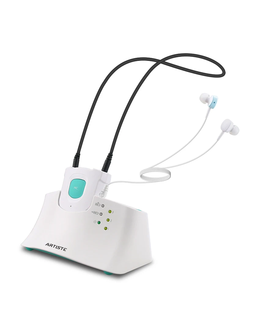 Artiste E1 Elder Hearing Aid Headphones TV Earphones Hifi 2.4GHz