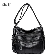 Модные женские сумки из натуральной кожи европейский и американский стиль сумки через плечо модные мягкие женские сумки Хобо