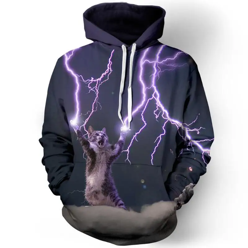 Thunder Cat Hoodies For Man And Women Brand Clothing 3D