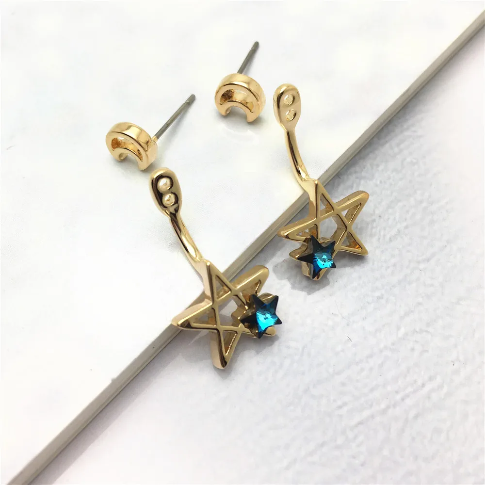 star moon swarovski earring jackets11