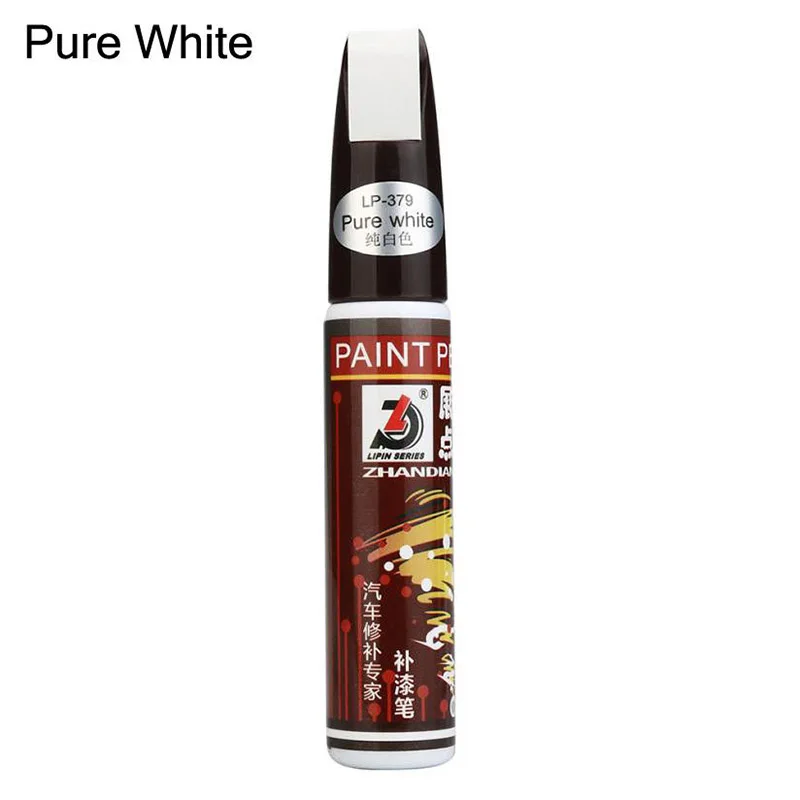 Для автомобильной краски, ручка, покрытие, защита от царапин, ремонт, аппликатор, нетоксичный, Прочный инструмент, NR - Цвет: Pure white