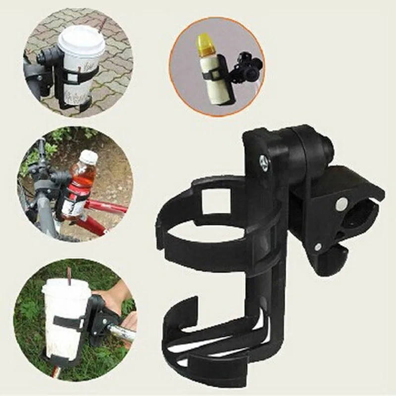 Baby Stroller Accessory Baby Infant Stroller Bicycle Carriage Cart Accessory Bottle Cup Holder Adjustable 360Degree Roating
