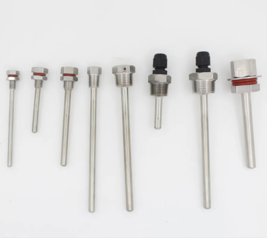 Термопара Thermowell длина резьбы 1/4 дюйма 1/2 3/4 M8x1.25 M10x1.5 M12X1 труба из нержавеющей стали