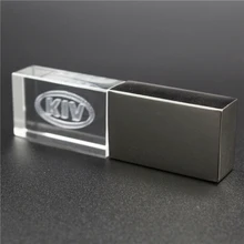 64GB usb2.0 металлический кристалл KIA ключ модель USB флеш-накопитель 4GB 8GB 16GB 32GB драгоценный камень ручка-накопитель специальный подарок
