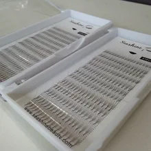 50 лотки/lot объем ресниц C/D локон синтетические ресницы отдельные ресницы ручной работы расширение Макияж