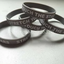 Пользовательский логотип/текст/слова печати размер 202x12x2 мм продвижение подарок силиконовый браслет для мужчин и женщин спортивный клуб команда браслет