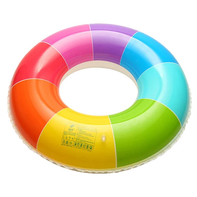 Радужный надувной плавательный круг надувные изделия для плавания Летний Пляжный водный игровой бассейн игрушки для взрослых детей