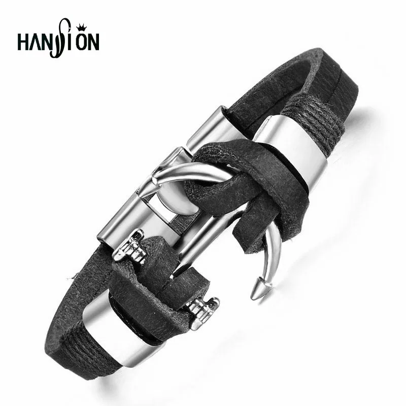 2016 Мужские Винтажные плетеные браслеты ручной работы в стиле ретро|male jewelry|anchor charm braceletbraided bracelet |