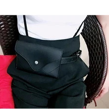 Модная поясная сумка, одноцветная поясная сумка, женская кожаная многофункциональная сумка-мессенджер, маленькая поясная сумка, нагрудные сумки