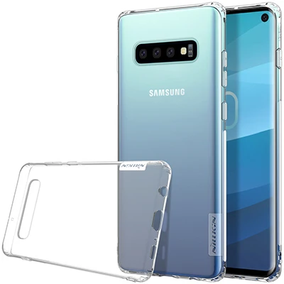 Чехол для samsung Galaxy S10 Plus S10e Lite Nillkin натуральный мягкий прозрачный чехол из ТПУ для samsung S10/S10 Plus/S10e - Цвет: clear white