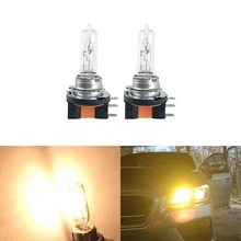 2x H15 64176 12580 PGJ23t-1 15/55W 4300K жёлтый Стекло галогенные светильник лампы для Audi VW Дневной светильник, футболка с принтом "автомобиль" для укладки волос