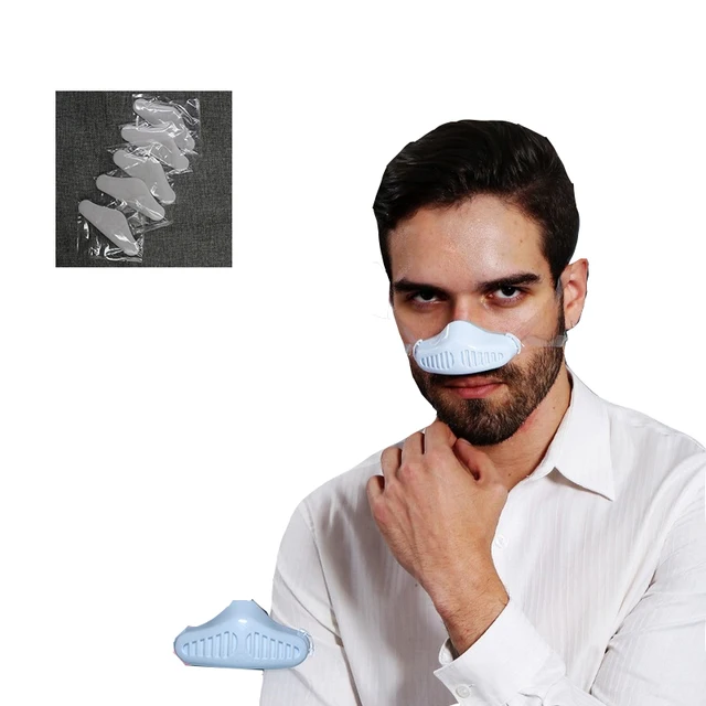 Nose Filter Invisible Dust N95 Mask Nasal Mask With 6Pcs filter cottons
