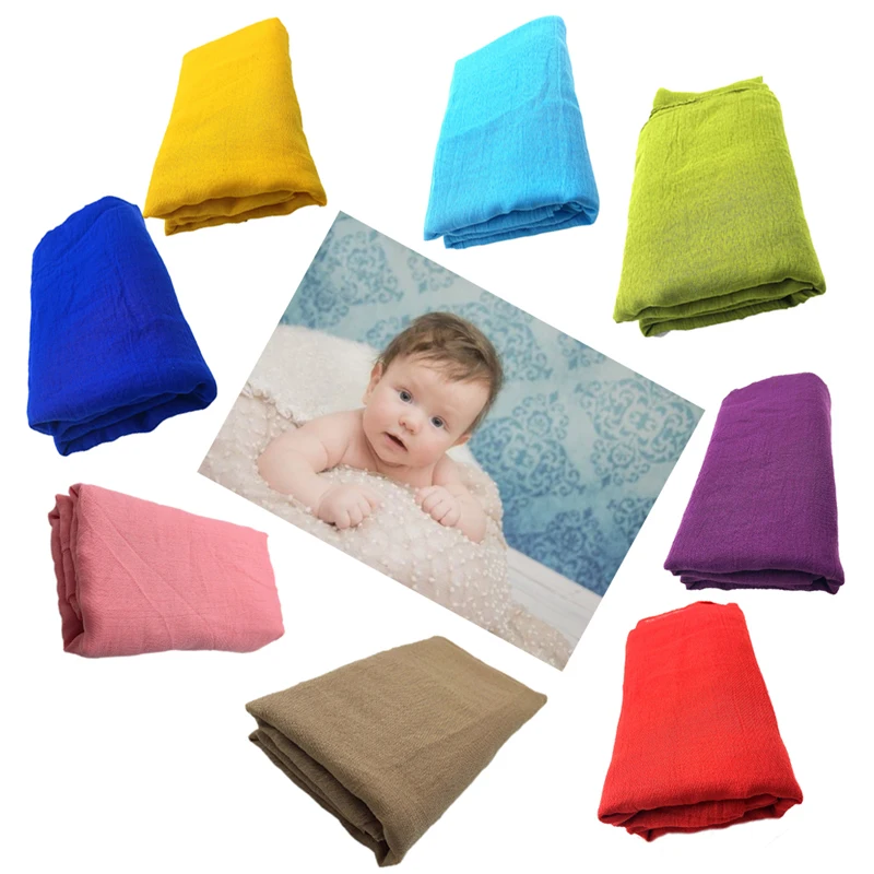 1 шт. ewborn Baby младенческой обёрточная бумага трикотажное полотенце детские фотографии реквизит s Ткань марли