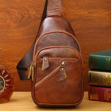 Известный бренд дизайн, нагрудная сумка, мужская кожаная нагрудная сумка, мужские сумки-мессенджеры, новая популярная сумка через плечо, модная повседневная сумочка