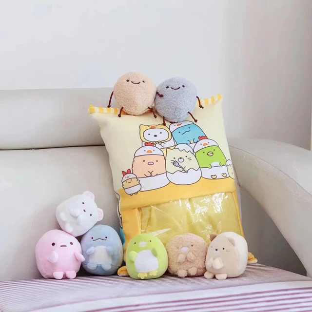 Mini Cartoon Plush Toys Bag Pillow 4