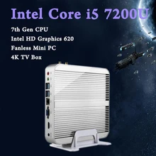 Mini PC Intel Core i5 7200 Graphics 620 Gaming PC Ultra Nettop de trois ans Windows 10, linux Nouveau Kaby Lac 4 K HTPC Intel HD