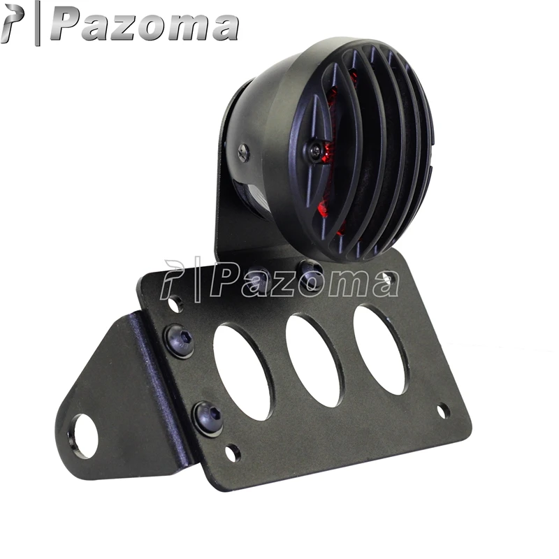 

Motorcycle License Plate Bracket Side Mount Tail Light For Harleys Choppers Sportster Bobber All Motorcycle