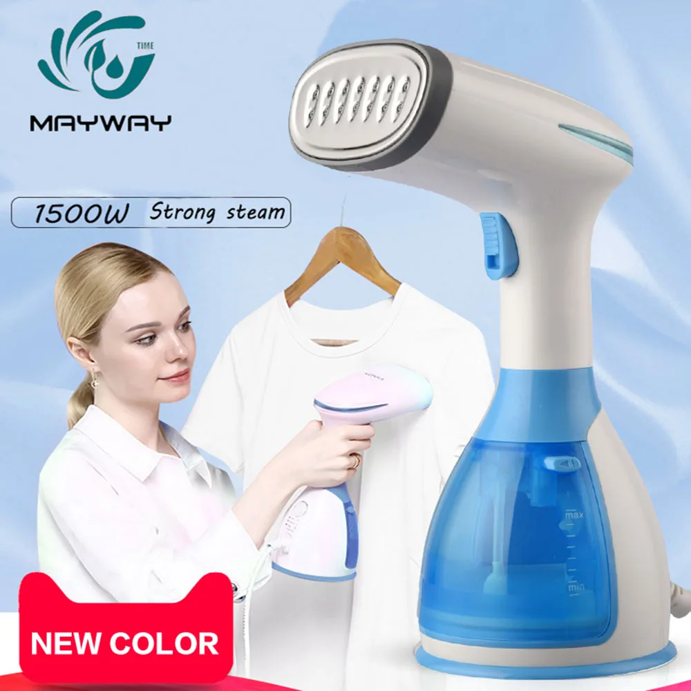 Henzin Clothes Steamer 1500W Handheld Garment Steamer 15S Fast Heat-Up Portable Travel Steamer,Horizontal and Vertical Steam Perfect for Home and Travel 