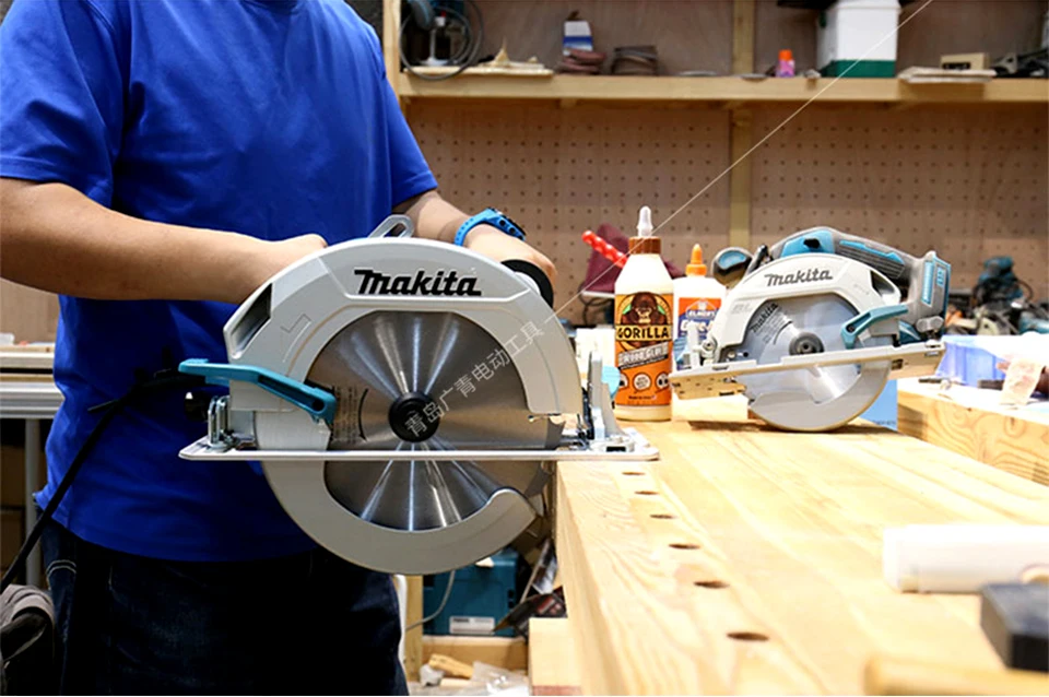 Япония, электрическая циркулярная пила Makita HS0600, электрическая циркулярная пила, деревообрабатывающая циркулярная пила, 10 дюймов, 4300/мин, портативная деревянная пила