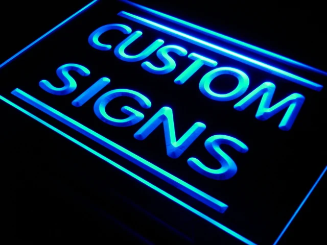 7 Sizes Multi Color Remote Control Custom Bar Neon Signs