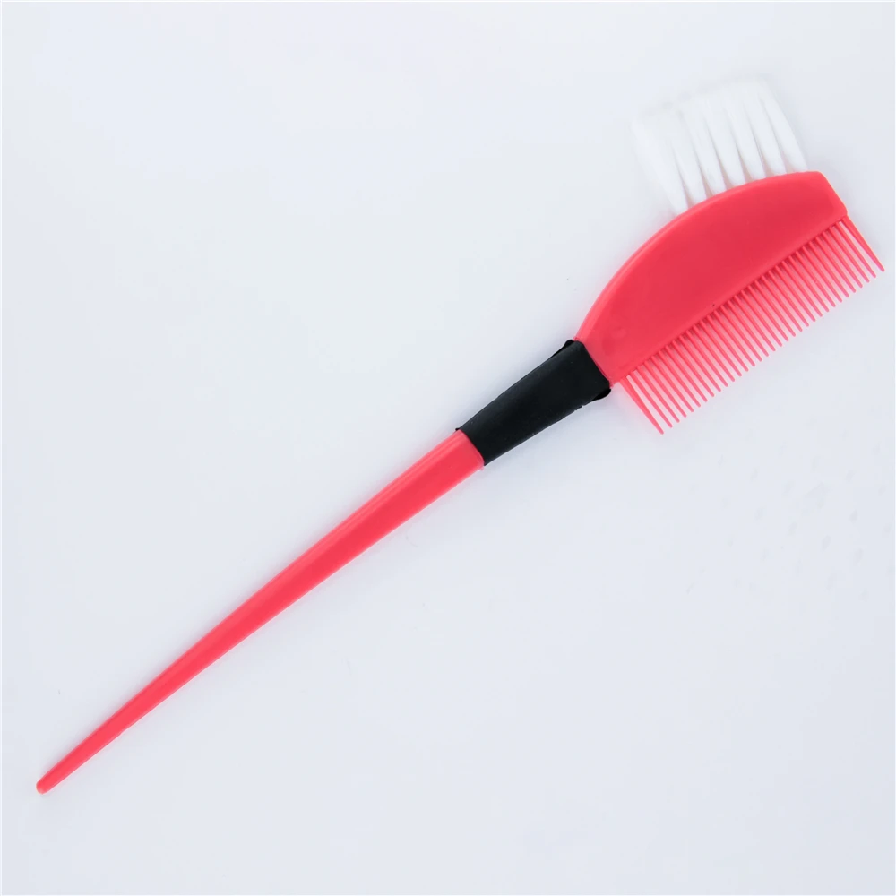 dying hair with brush