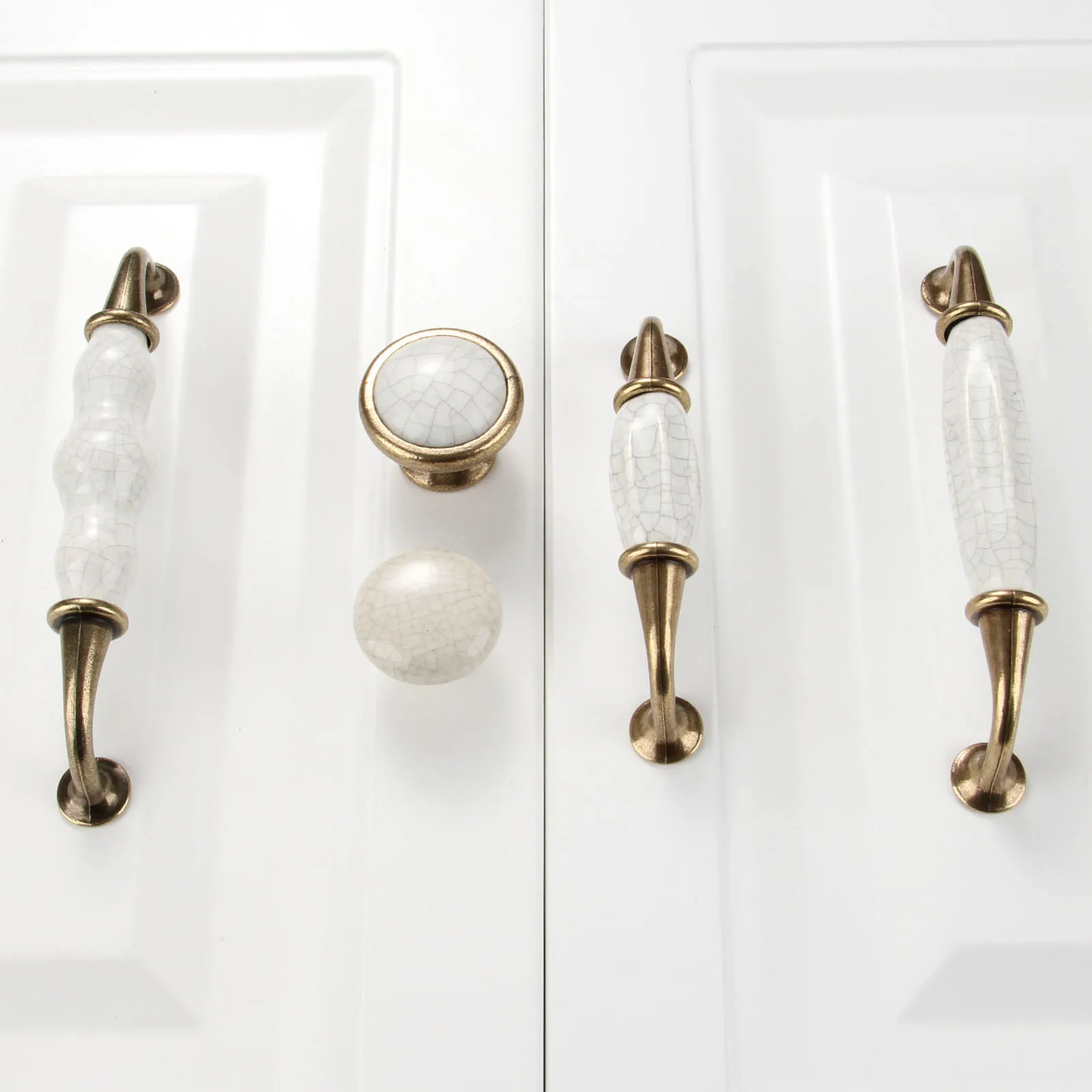 Buy Antique Furniture Handles Ceramic Wardrobe Door Pulls Dresser