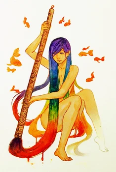 

Modern handmade painting paint me on oil canvas for living room decor and wallpaper